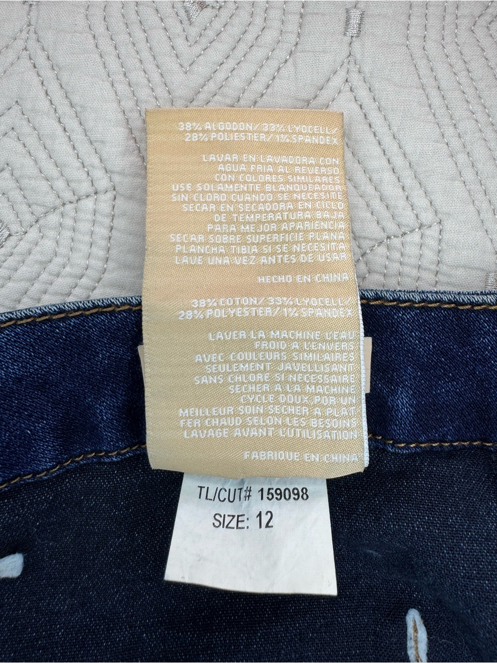 KUT from the Kloth Women's Meg High Rise Wide Leg Patch Pockets Jeans Size 12 - Picture 13 of 15
